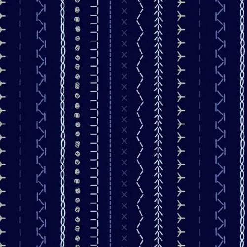 Windham Fabrics- Serenade Stripe Navy Blue
