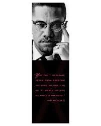 Malcolm X Bookmark