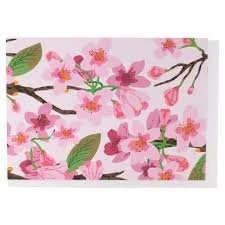 Blossoming Cherry Tree Note Card Box- set of 10