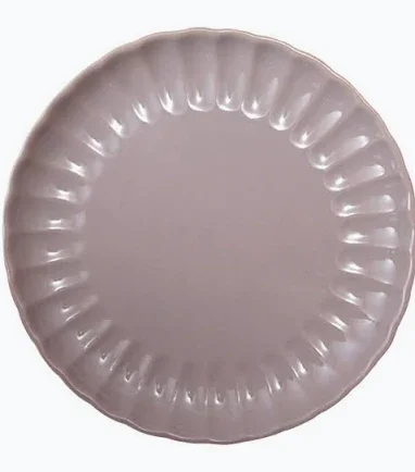 Stoneware Fluted Plate Lavender