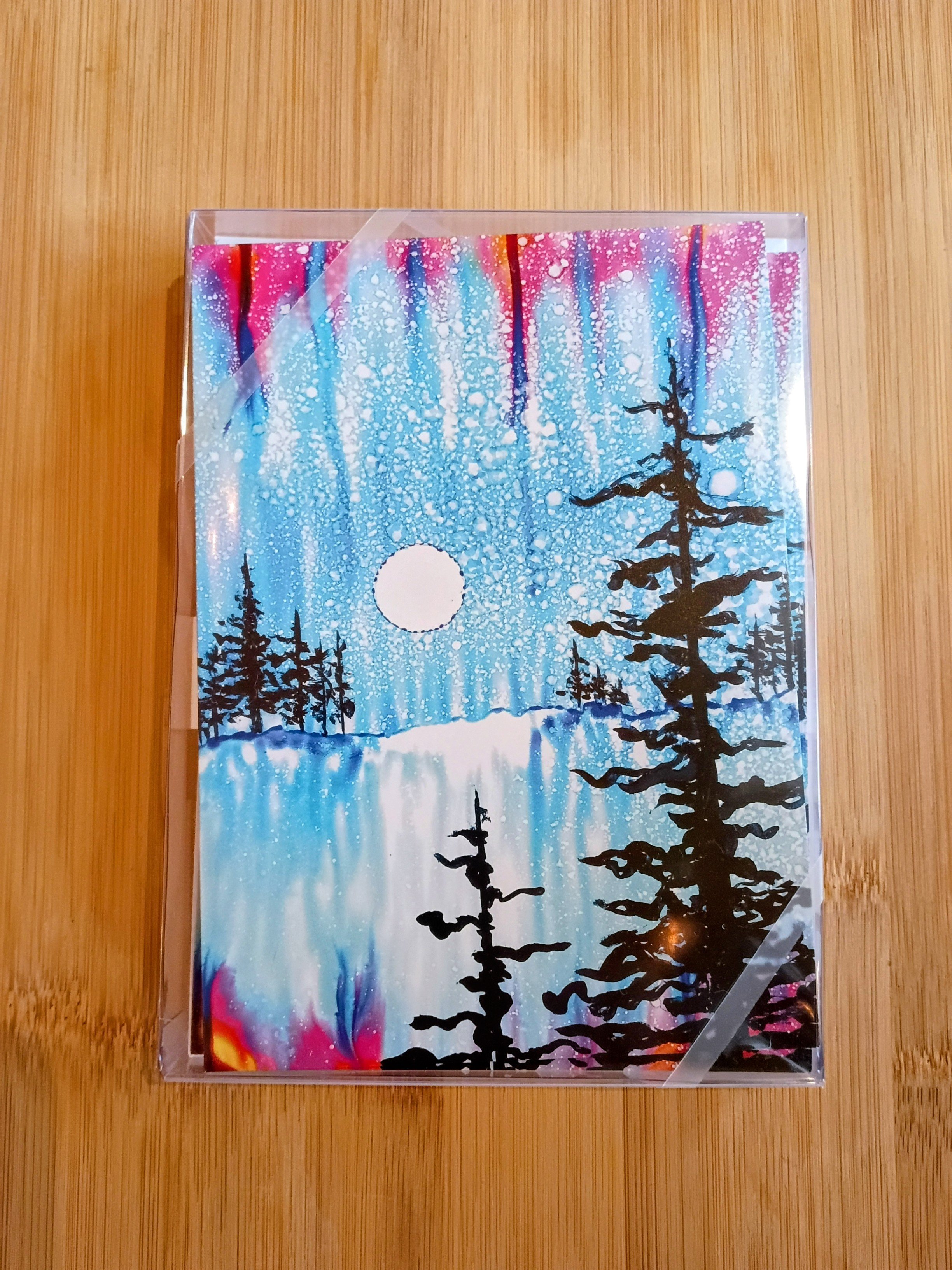 Winter Moon Holiday Cards- Box of 12