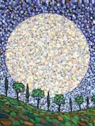 Full Moon Mini Cards Box of 8 by Allport Editions