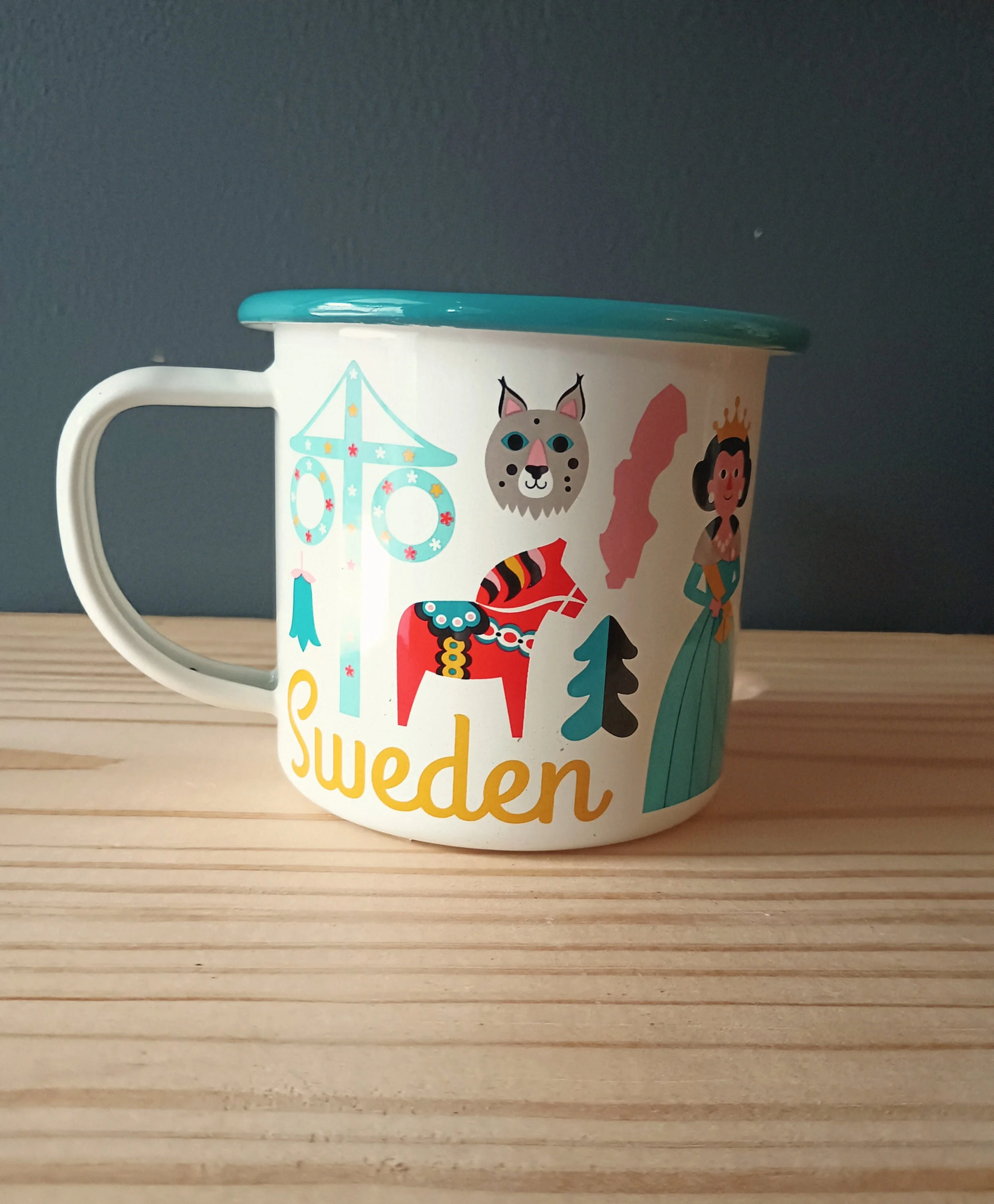Sweden Enamel Mug