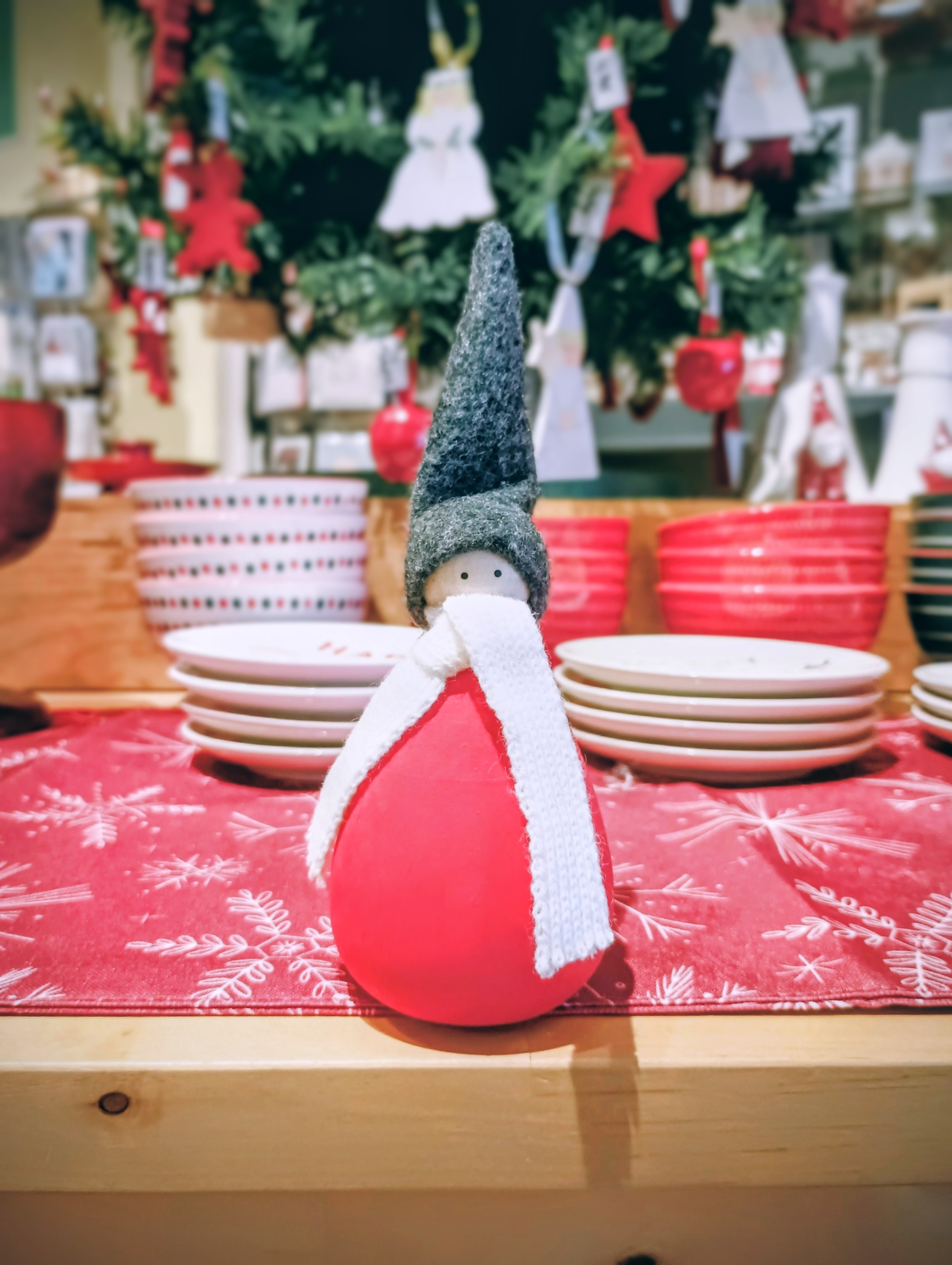 Swedish Tomte with Grey  Hat