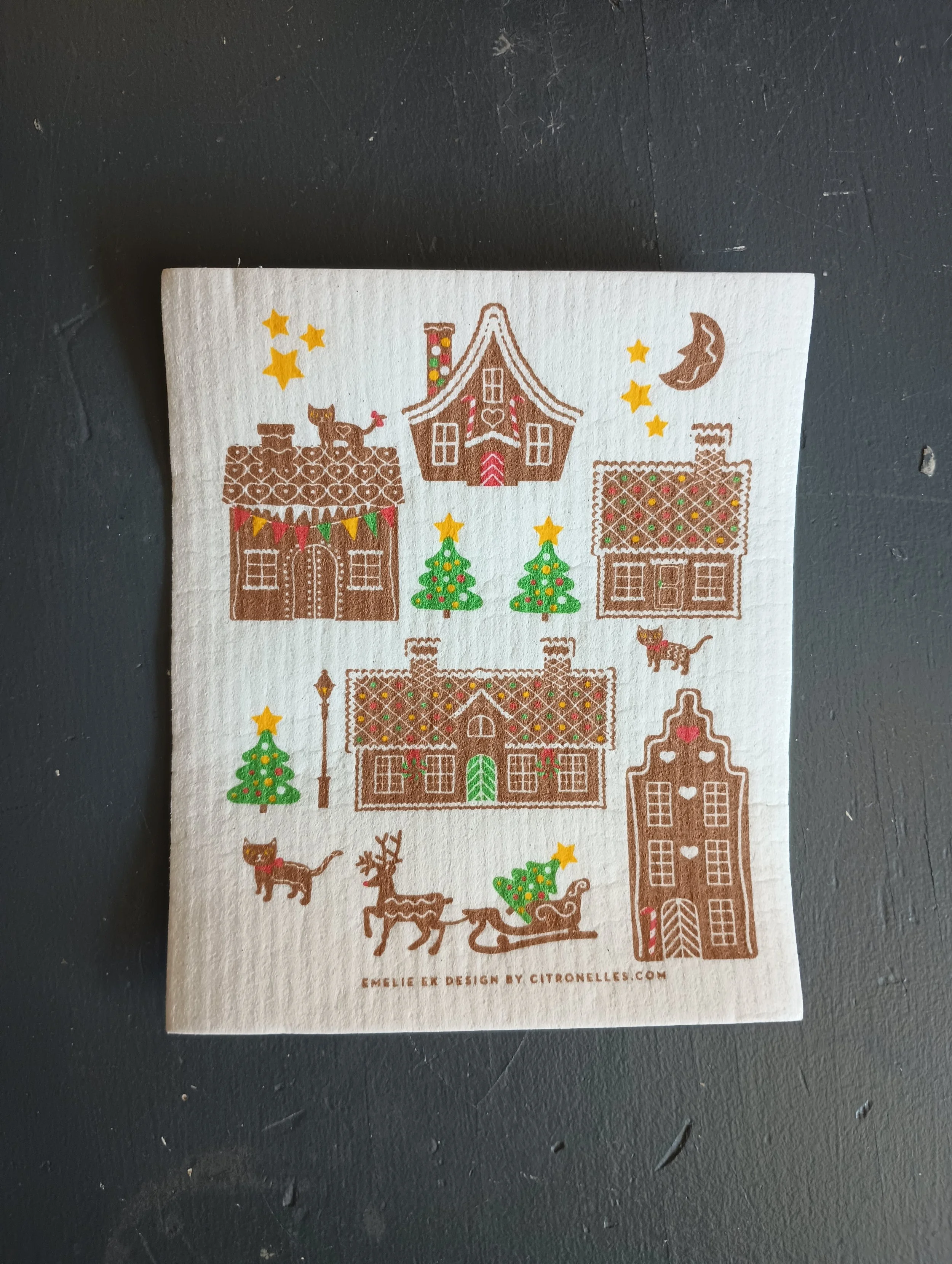 Swedish Dishcloth Gingerbread House