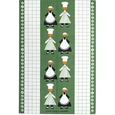 Tea Towel/Kitchen Towel - Kökspolka Green