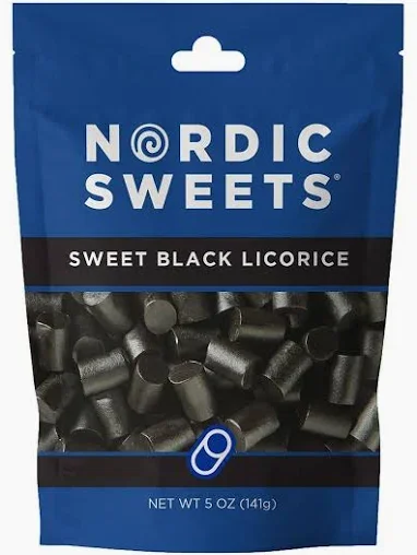 Nordic Sweets Sweet Black Licorice