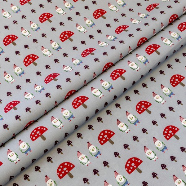 C. Pauli Fabrics- Mushrooms and Gnomes