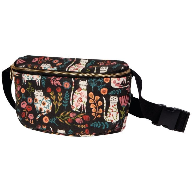 Catbloom Cotton Hip Bag by Danica