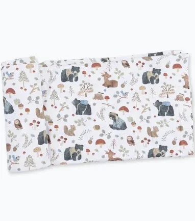 Southern Woodland Animals Swaddle Blanket