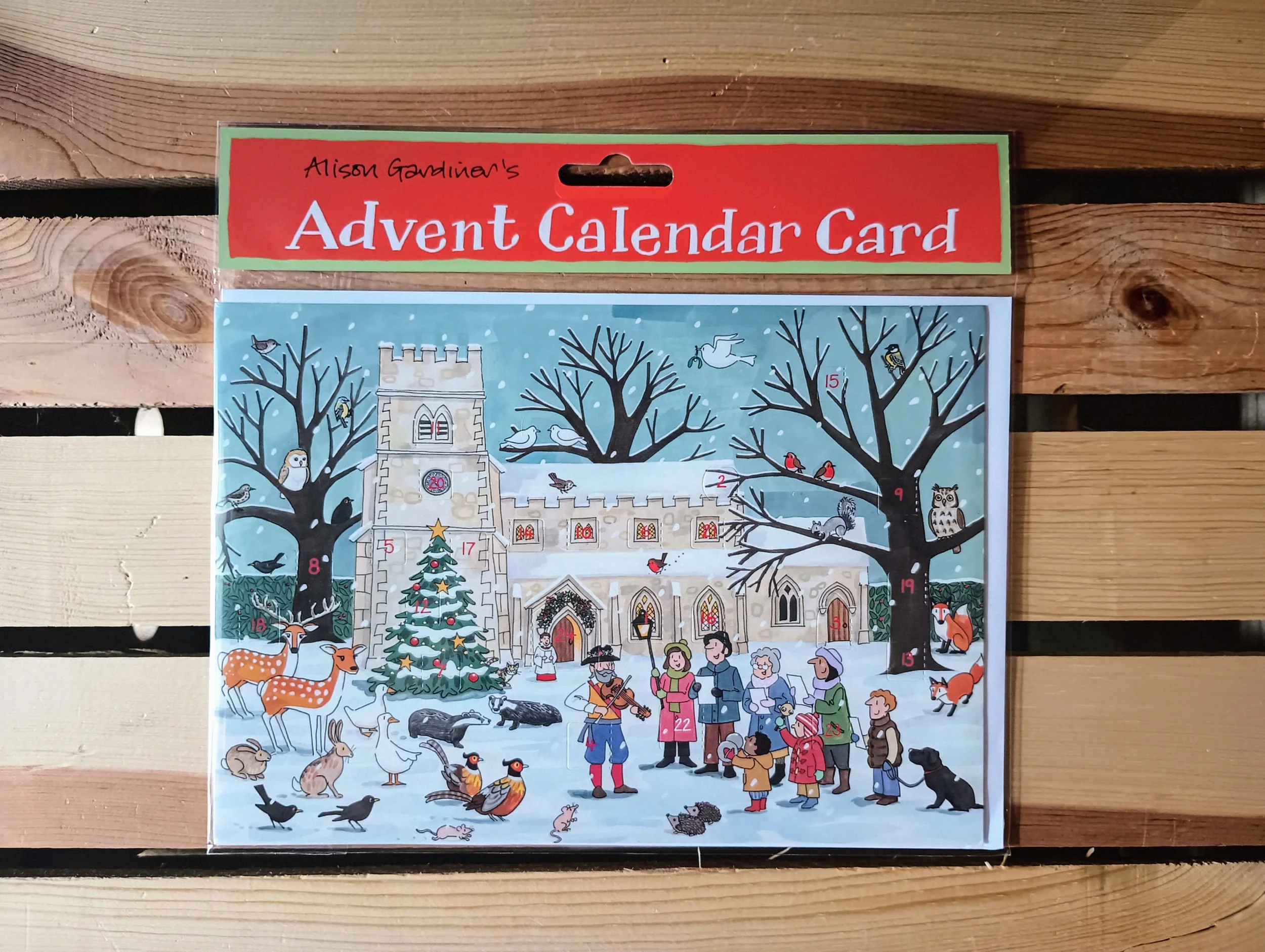 Advent Calendar Card- Winter Wildlife