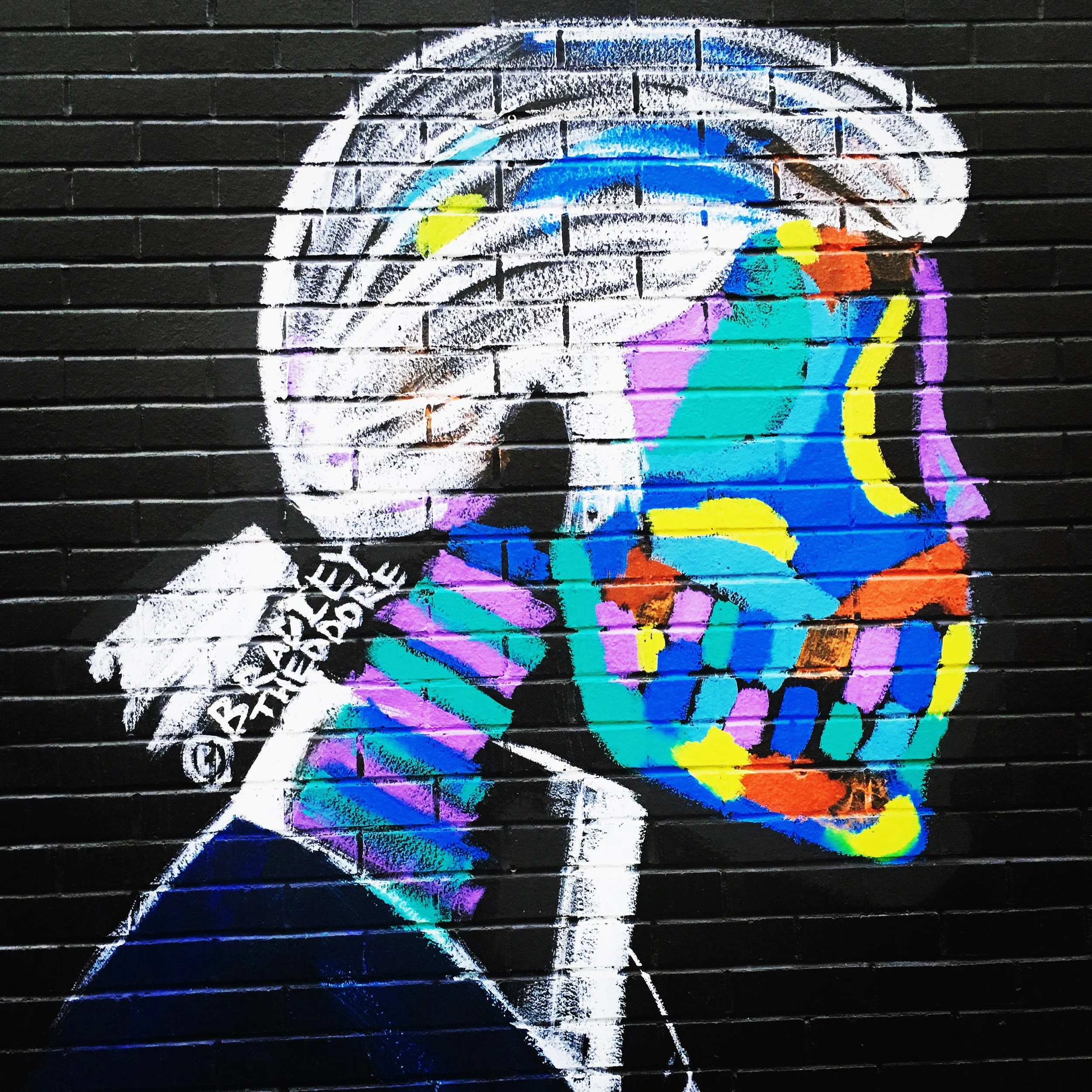 Theodore's Ludlow St. mural.