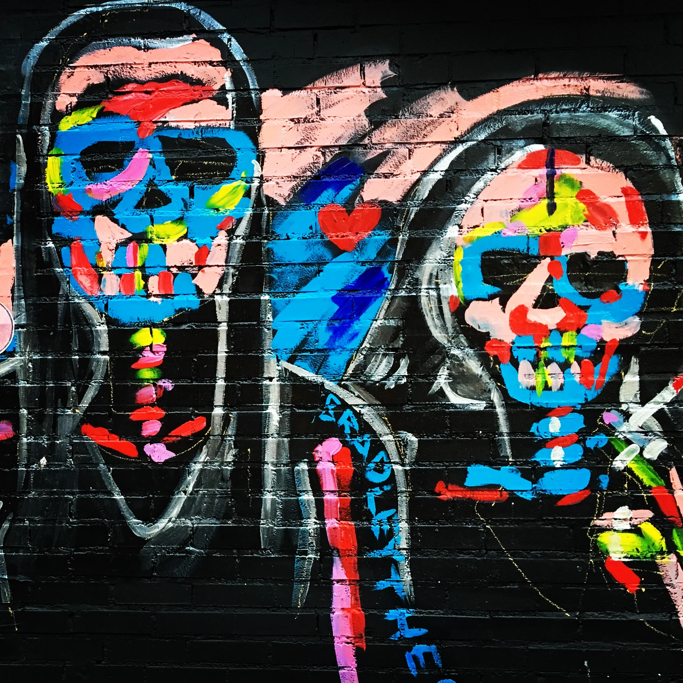 Theodore's Ludlow St. mural.