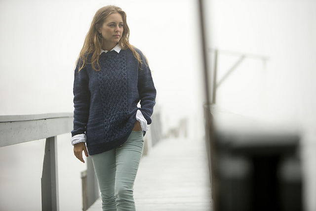 Breakwater Pullover for Swans Island Yarns