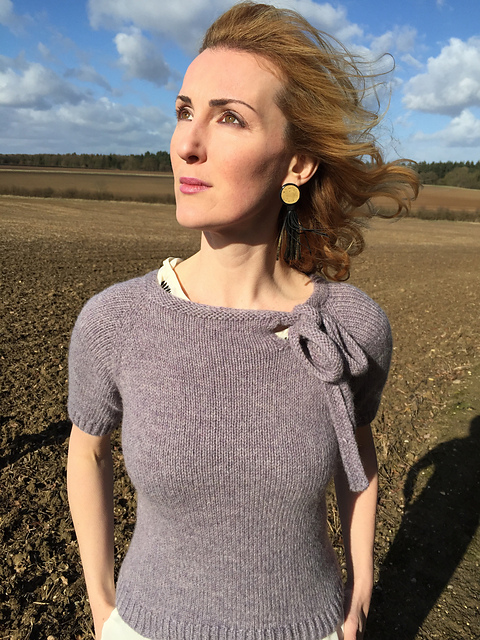 Toulouse with slight positive ease as knitted by Orlaflo