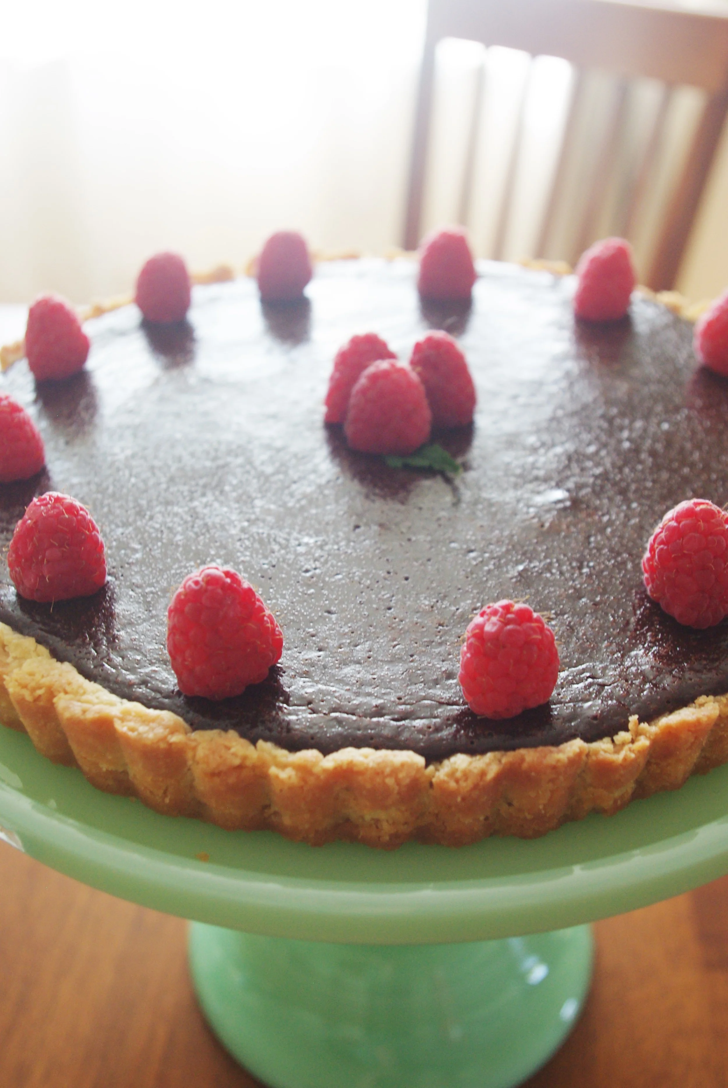 Recipe ChocolateRaspberry Tart with Shortbread Crust — Ms. Cleaver