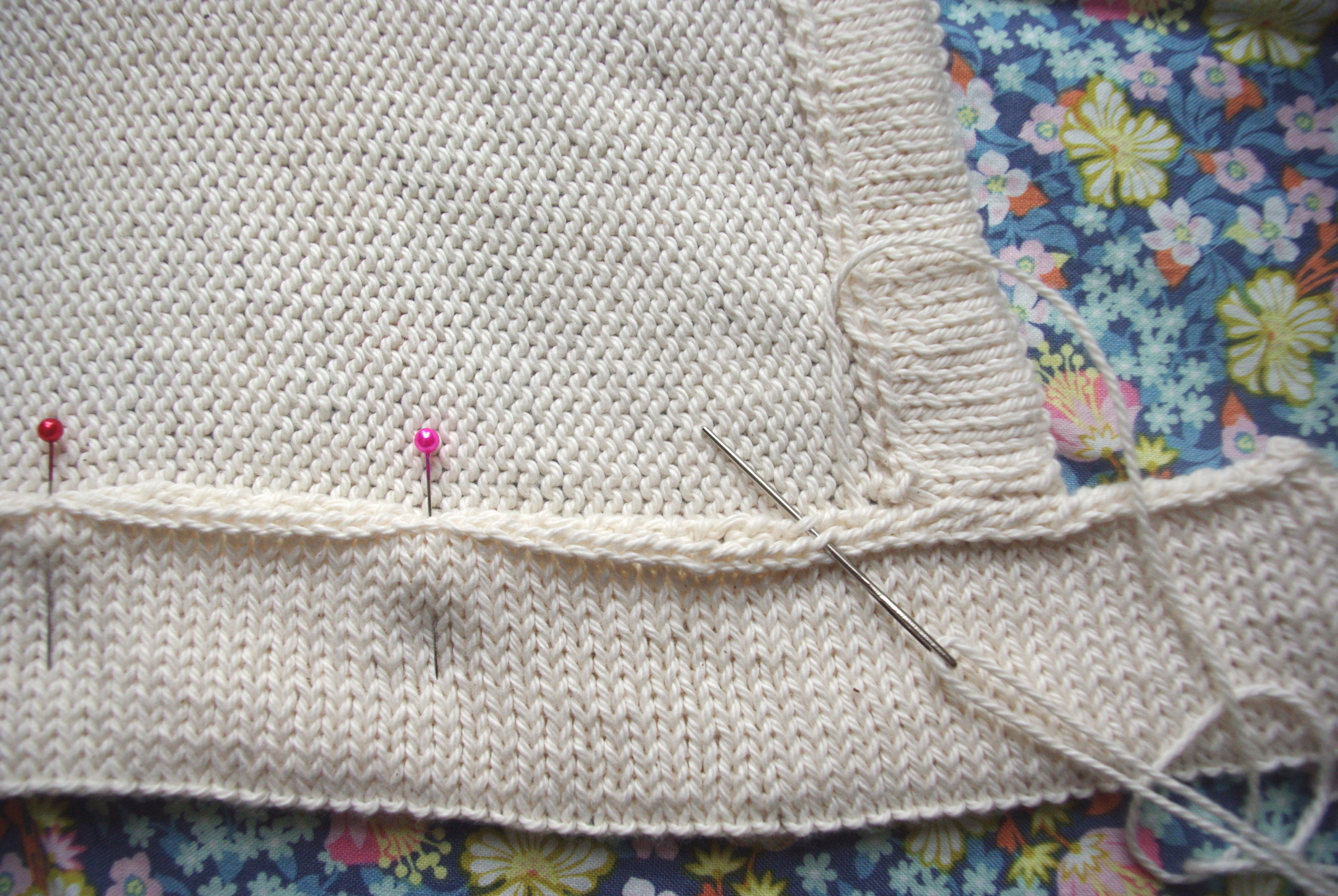 Finishing Your Knit with a Folded Hem — Ms. Cleaver - Creations for a ...