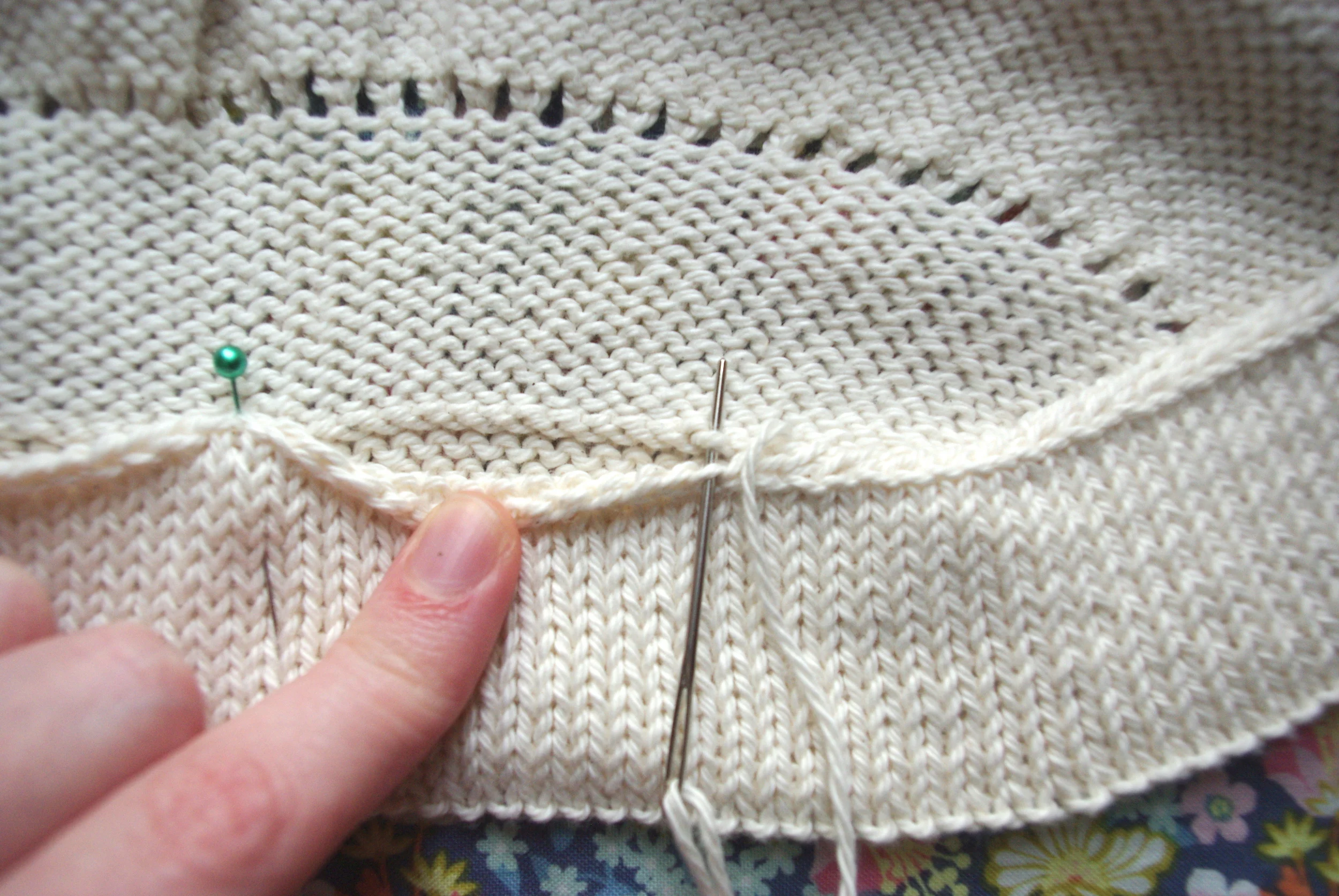 Finishing Your Knit with a Folded Hem — Ms. Cleaver Creations for a