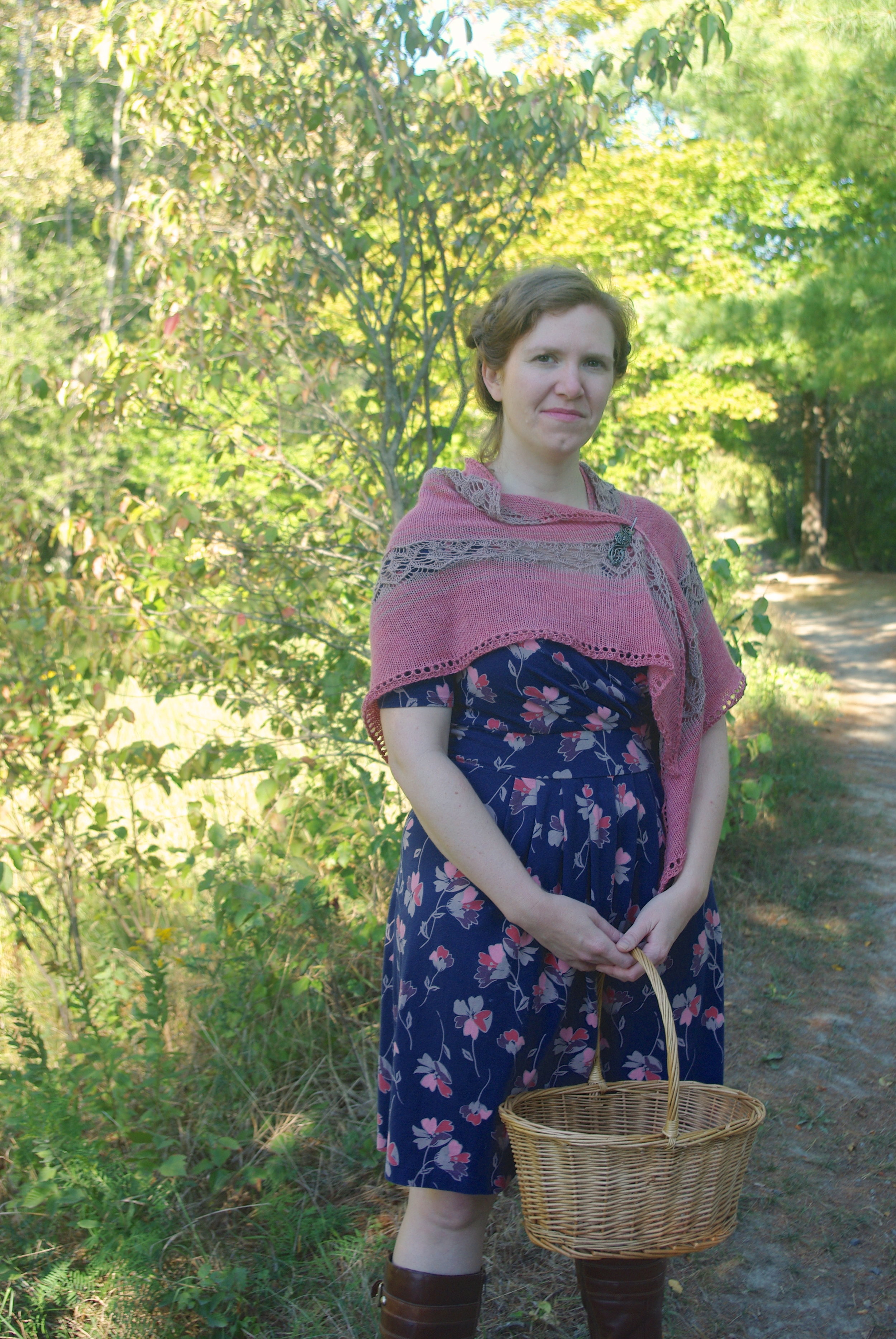 Ezekiel Saw Shawl by Leah B. Thibault