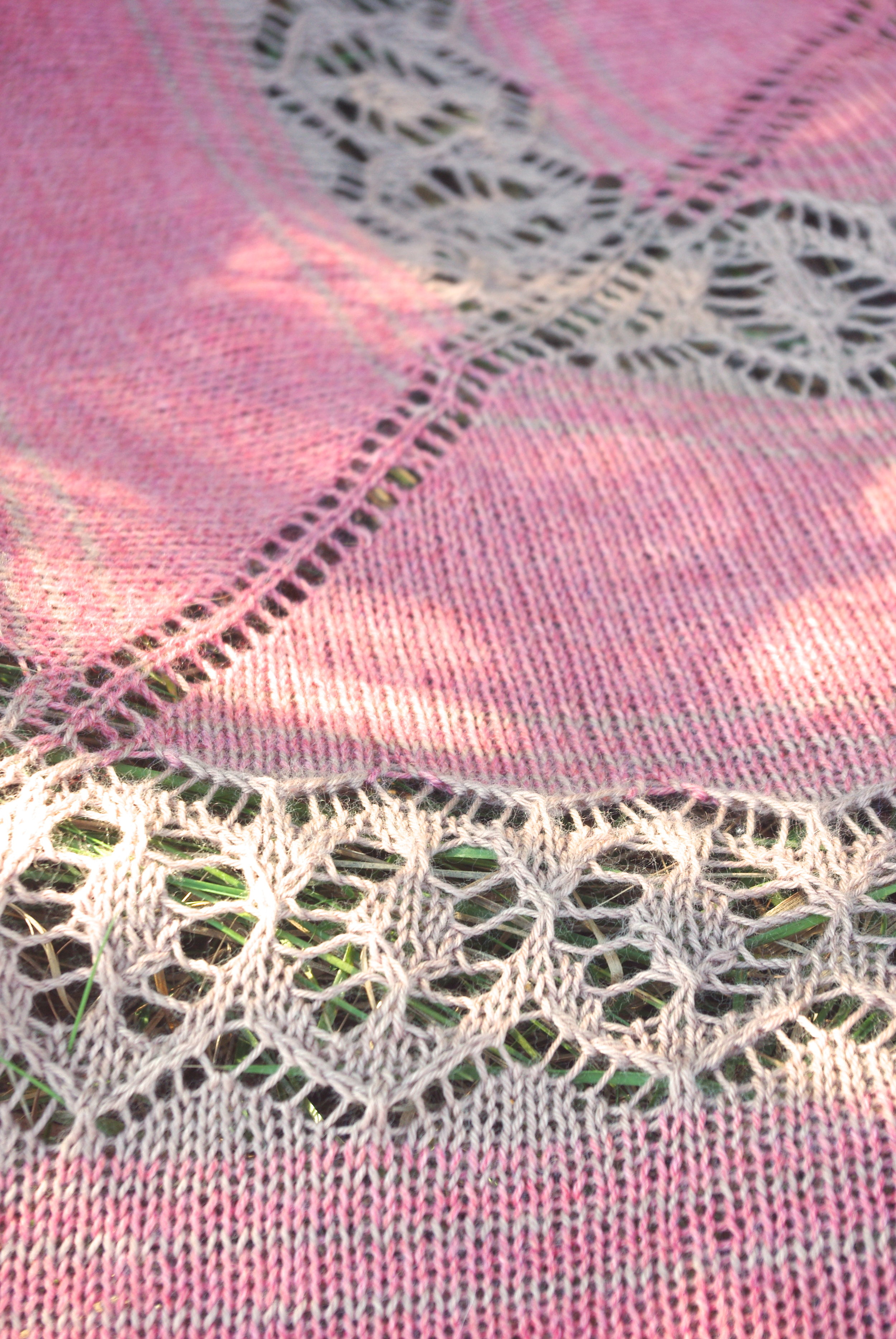 Ezekiel Saw Shawl by Leah B. Thibault