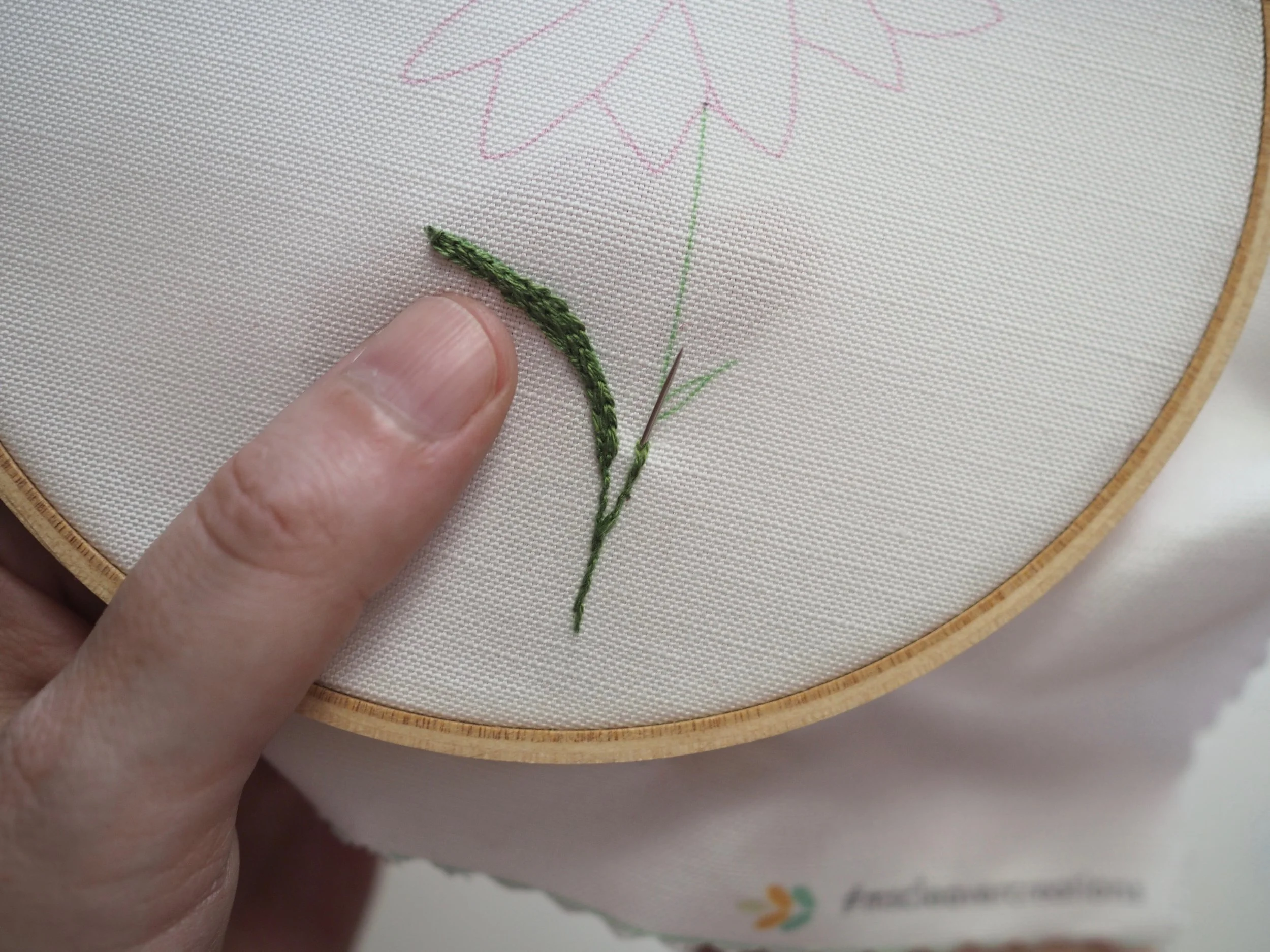 Embroidery 101: Stem Stitch, Split Stitch, Chain Stitch, and Satin ...