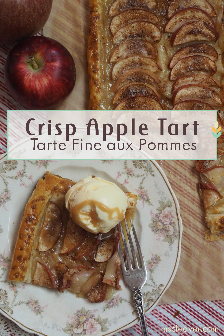 Crisp Apple Tart (Tarte Fine aux Pommes) Recipe