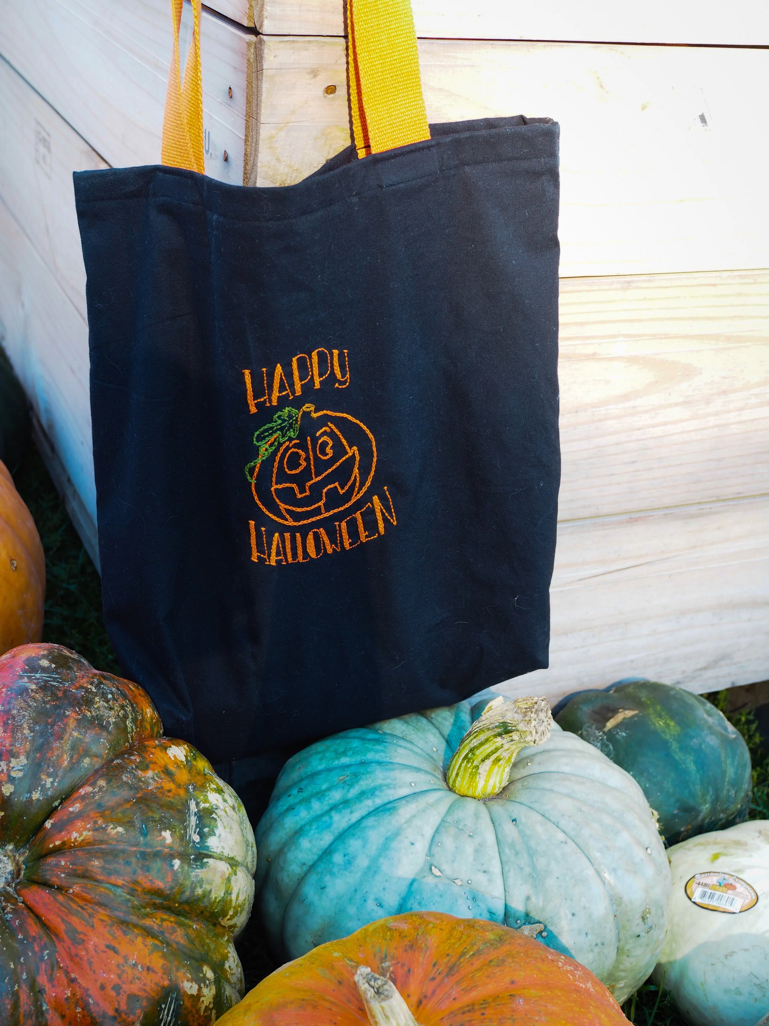 Ms. Samantha Halloween Embroidery and Tote Pattern