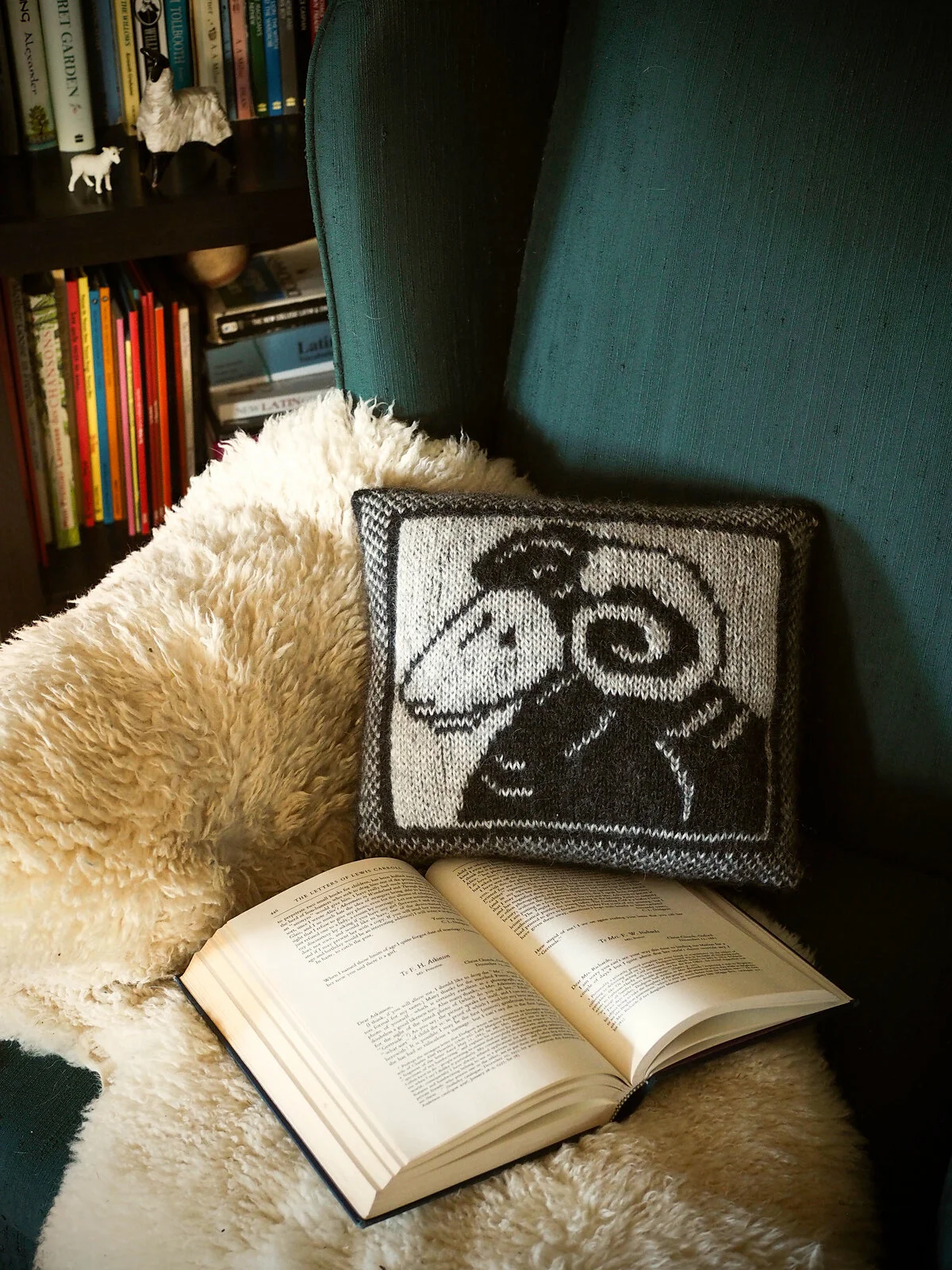 Ram's Head Pillow