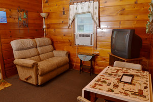 Lucky Horseshoe Cabin #19 - Interior Living Area.JPG