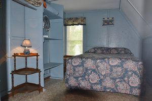 Lucky Horseshoe Cottage #16 - Interior Bedroom with Full Size Bed.JPG