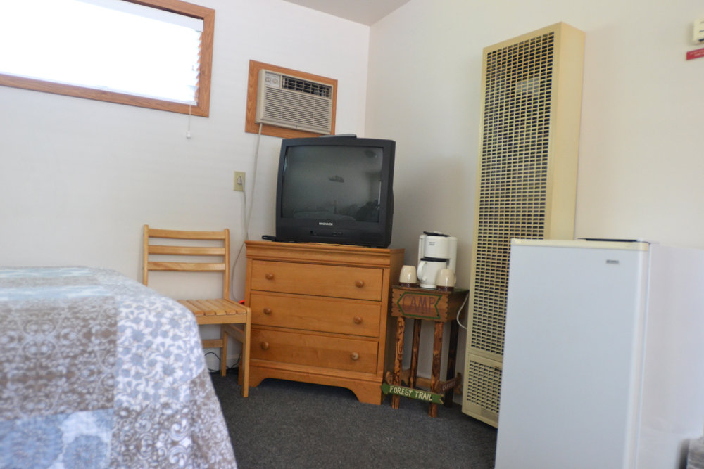 Blue Spruce Motel - Room Number 4 - Interior Fridge and TV.jpeg