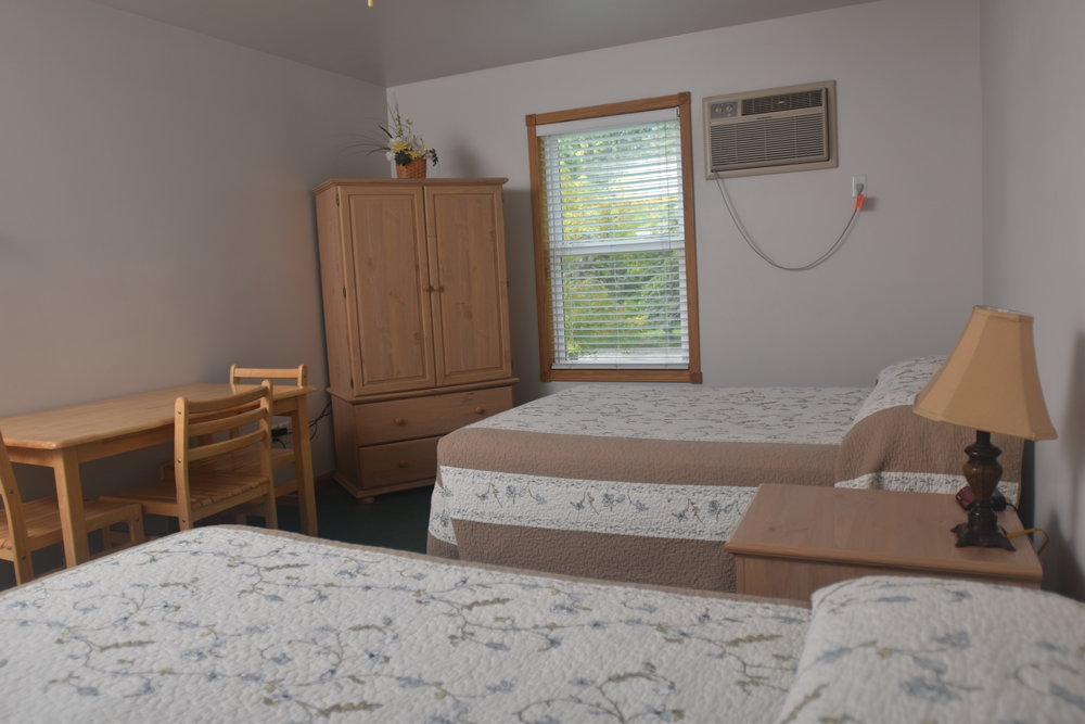 Blue Spruce Motel - Room Number 13 - Interior Beds and Entertainment Center.jpeg