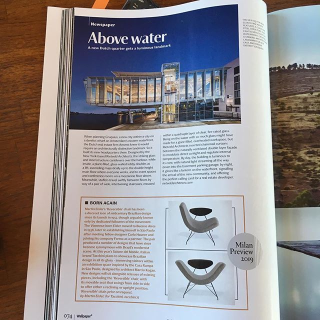 So excited that our Amvest hq was featured in the May issue of Wallpaper*!