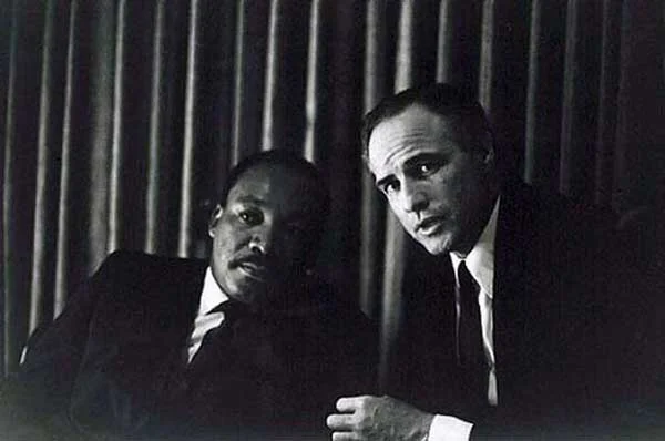 MLK and Marlon Brando