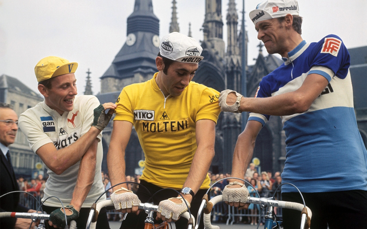 Eddy Merckx (1969, 1970, 1971, 1972, 1974) ©Getty Images