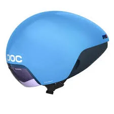 Aero helmets usually have less air vents, covers more of the head often the ears and sometimes has a visor. A large number of people will use an aero helmet during a triathlon but is not a necessity. 