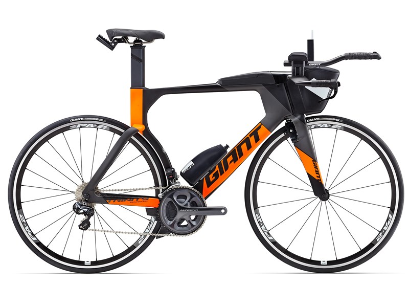 Time trial bike mainly used for triathlon events 