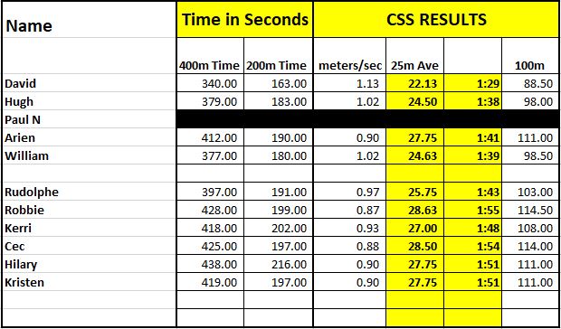 CSS Results 