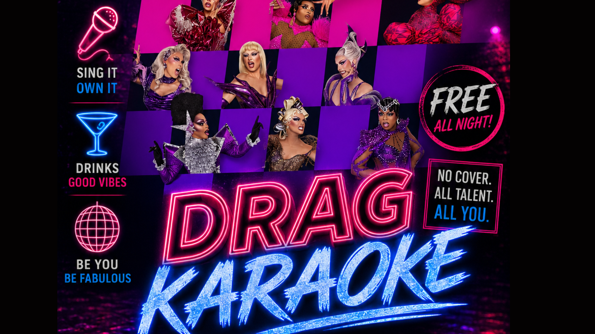 Drag Karaoke at Drumlin