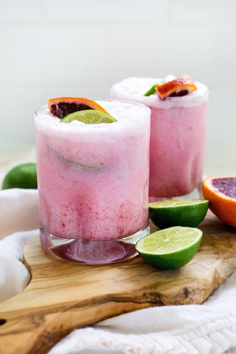 Coconut Blood Orange Margarita