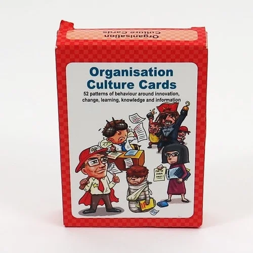 These Organisation Culture Cards map patterns of behavior in organizations related to change, learning, knowledge, and information.
