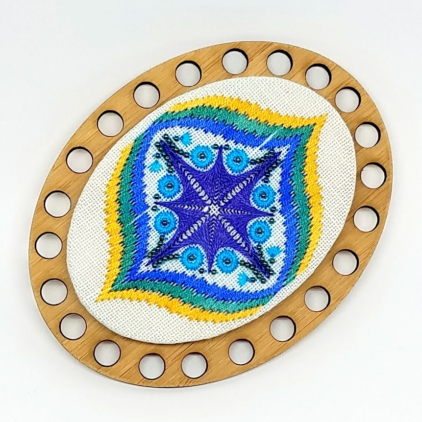 Peacock Medallion - StitchyBox Exclusive - Northern Expressions Needlework