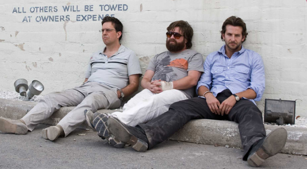 "The Hangover" (2009) When I fist saw this "Treehead" t-shirt worn by Zack Galifianakis I loved how tacky and awesome it was all at once. I thought It would become the next "3 wolf moon".