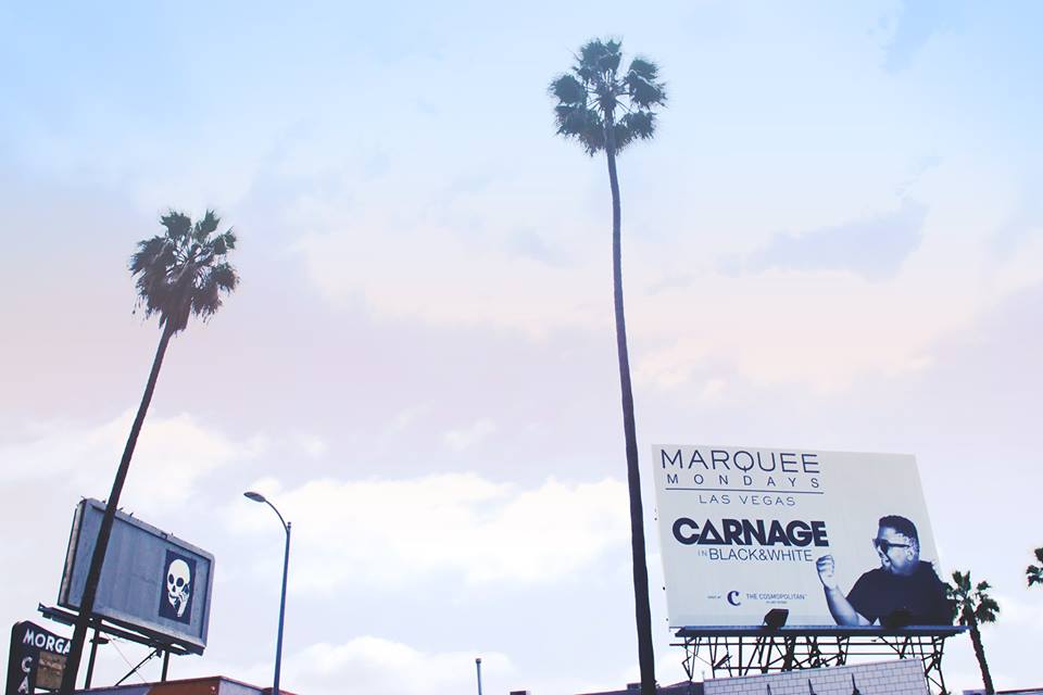 Carnage x Marquee Billboard design (Sunset Blvd. Los Angeles, CA)