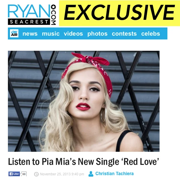 Pia Mia "Red Love" Single Premiere
