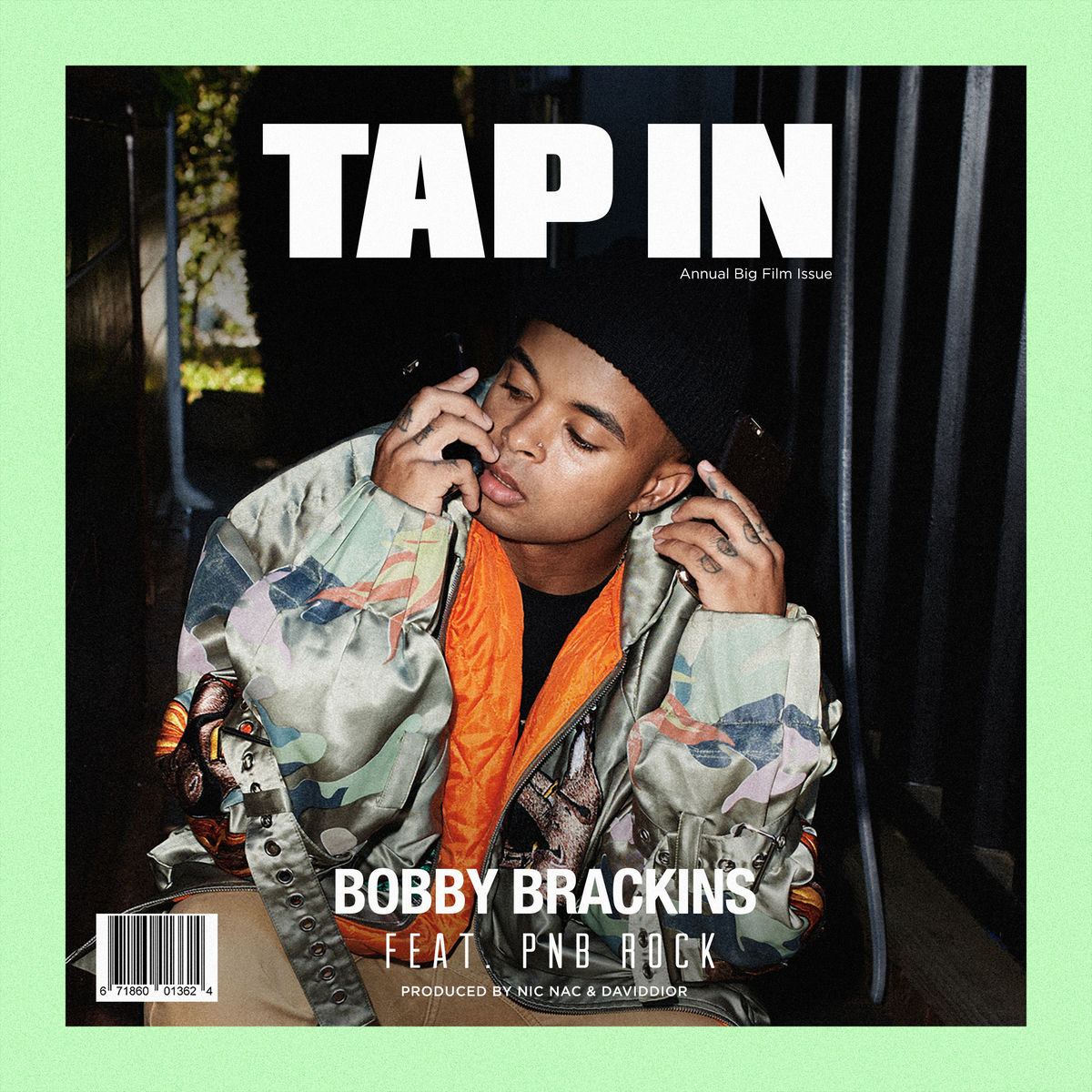 Bobby Brackins feat. PnB Rock - Tap In - Cover Artwork