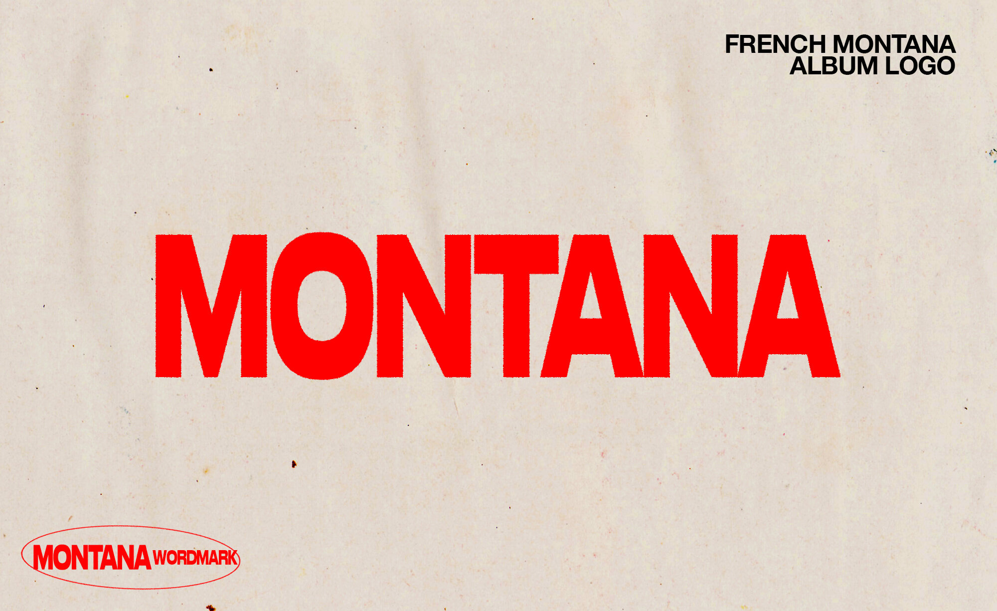 French Montana - 'MONTANA' Album Logo Design