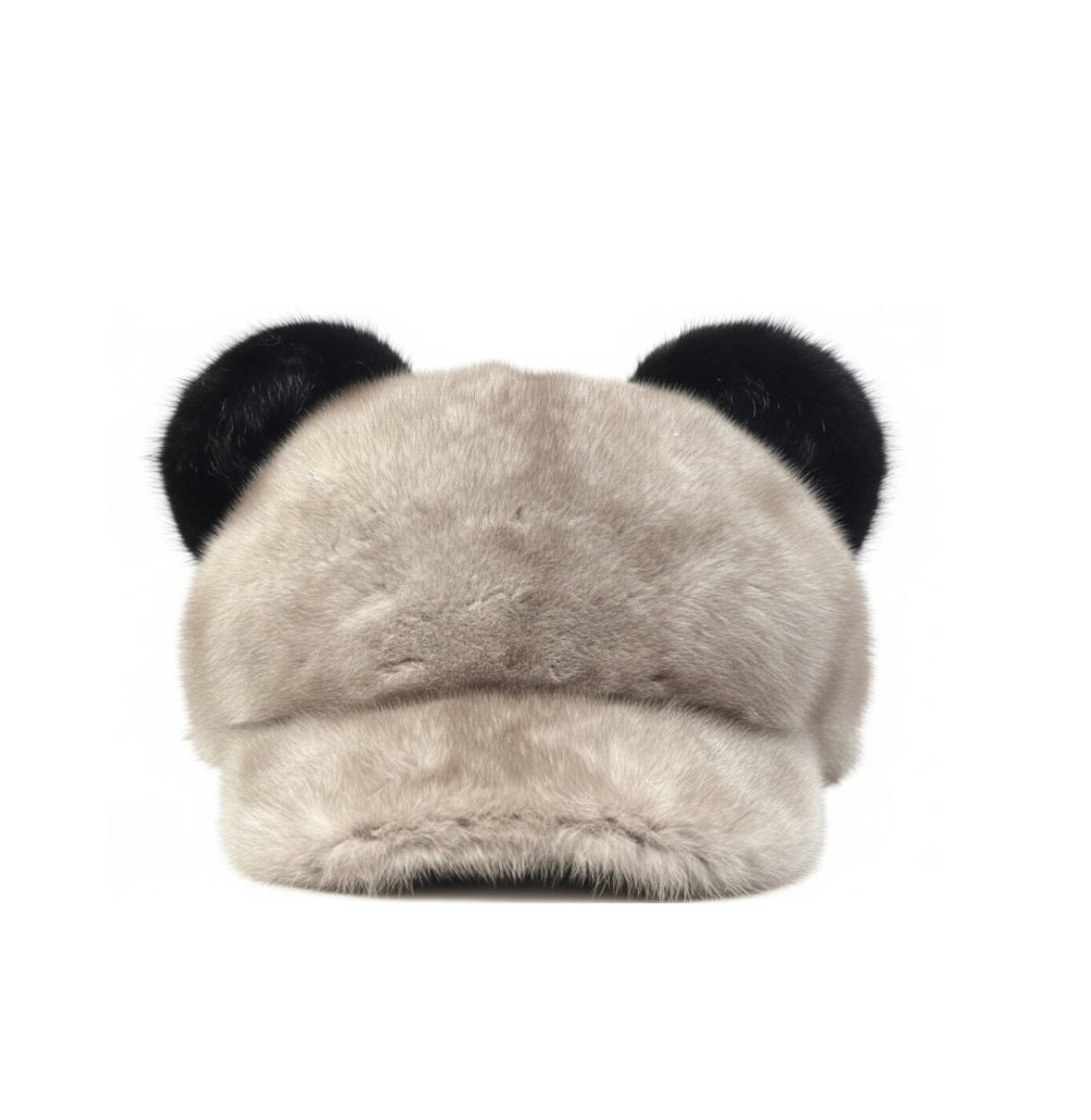 TEDDY CAP (TAUPE/BLACK)