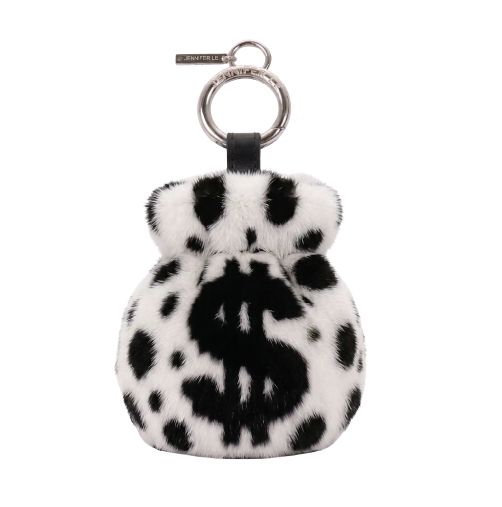 $$$ BAG/KEY CHARM (DALMATIAN)
