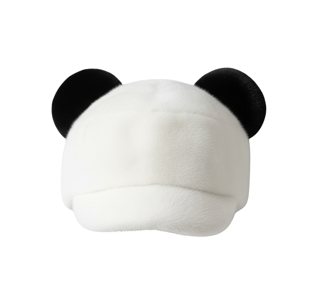 TEDDY CAP (WHITE/BLACK)